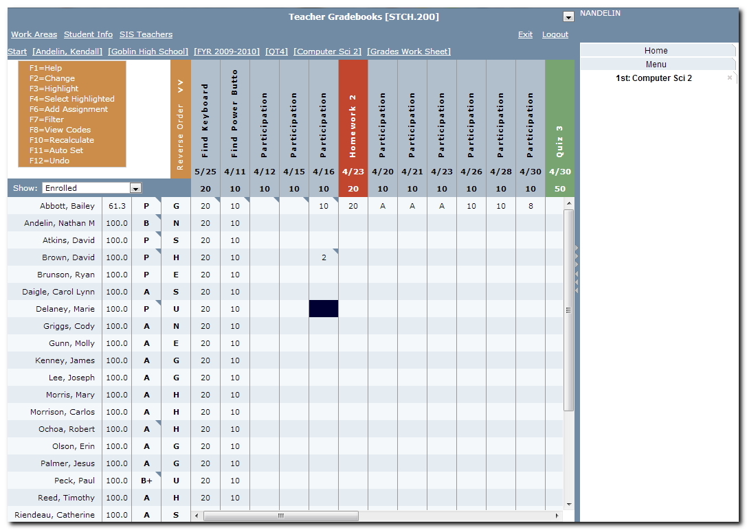 Worksheet